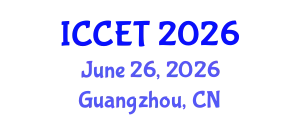 International Conference on Communication Engineering and Technology (ICCET) June 26, 2026 - Guangzhou, China