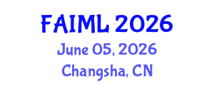International Conference on Frontiers of Artificial Intelligence and Machine Learning (FAIML) June 05, 2026 - Changsha, China