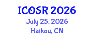 International Conference on Service Robotics (ICOSR) July 25, 2026 - Haikou, China