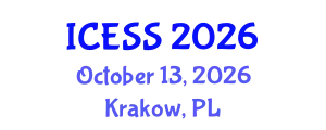 International Conferences on Economics and Social Sciences (ICESS) October 13, 2026 - Krakow, Poland
