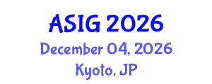 Asia Symposium on Image and Graphics (ASIG) December 04, 2026 - Kyoto, Japan