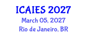 International Conference on Artificial Intelligence for Engineering Systems (ICAIES) March 05, 2027 - Rio de Janeiro, Brazil