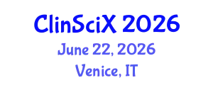 Clinical Sciences Exchange (ClinSciX) June 22, 2026 - Venice, Italy