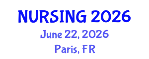 Nursing Conference (NURSING) June 22, 2026 - Paris, France