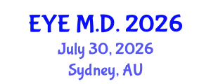 Ophthalmology Conference (EYE M.D.) July 30, 2026 - Sydney, Australia