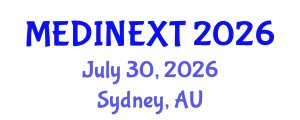 Frontiers in Medicine and Health Care Conference (MEDINEXT) July 30, 2026 - Sydney, Australia
