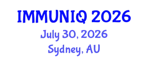 Immunology Conference (IMMUNIQ) July 30, 2026 - Sydney, Australia
