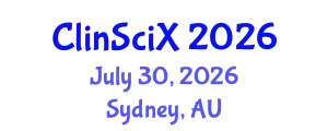 Clinical Sciences Exchange (ClinSciX) July 30, 2026 - Sydney, Australia