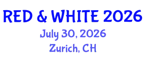 Hematology Conference (RED & WHITE) July 30, 2026 - Zurich, Switzerland