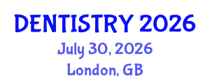 Dentistry Conference (DENTISTRY) July 30, 2026 - London, United Kingdom