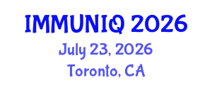 Immunology Conference (IMMUNIQ) July 23, 2026 - Toronto, Canada