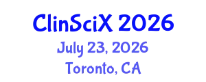 Clinical Sciences Exchange (ClinSciX) July 23, 2026 - Toronto, Canada