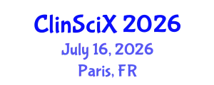 Clinical Sciences Exchange (ClinSciX) July 16, 2026 - Paris, France