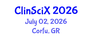 Clinical Sciences Exchange (ClinSciX) July 02, 2026 - Corfu, Greece