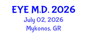 Ophthalmology Conference (EYE M.D.) July 02, 2026 - Mykonos, Greece