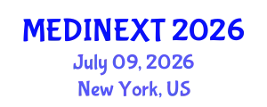 Frontiers in Medicine and Health Care Conference (MEDINEXT) July 09, 2026 - New York, United States