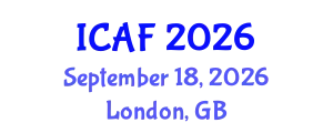 International Conference on Accounting and Finance (ICAF) September 18, 2026 - London, United Kingdom