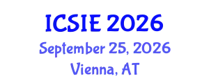 International Conference on Science and Innovative Engineering (ICSIE) September 25, 2026 - Vienna, Austria