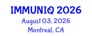 Immunology Conference (IMMUNIQ) August 03, 2026 - Montreal, Canada