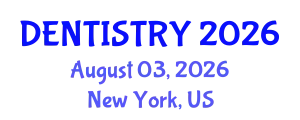 Dentistry Conference (DENTISTRY) August 03, 2026 - New York, United States