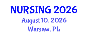 Nursing Conference (NURSING) August 10, 2026 - Warsaw, Poland