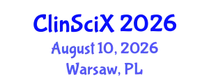 Clinical Sciences Exchange (ClinSciX) August 10, 2026 - Warsaw, Poland