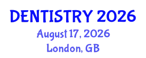 Dentistry Conference (DENTISTRY) August 17, 2026 - London, United Kingdom