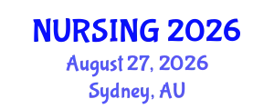 Nursing Conference (NURSING) August 27, 2026 - Sydney, Australia