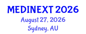 Frontiers in Medicine and Health Care Conference (MEDINEXT) August 27, 2026 - Sydney, Australia