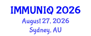 Immunology Conference (IMMUNIQ) August 27, 2026 - Sydney, Australia