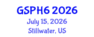 Global Summit on Public health (GSPH6) July 15, 2026 - Stillwater, United States