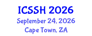International Conference on Social Science and Humanities (ICSSH) September 24, 2026 - Cape Town, South Africa