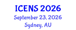 International Conference on Environment and Natural Science (ICENS) September 23, 2026 - Sydney, Australia