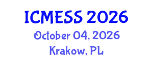 International Conference on Management, Economics & Social Science (ICMESS) October 04, 2026 - Krakow, Poland