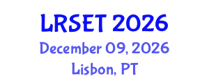 International Conference on Research in Science, Engineering & Technology (LRSET) December 09, 2026 - Lisbon, Portugal
