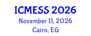 International Conference on Management, Economics & Social Science (ICMESS) November 11, 2026 - Cairo, Egypt