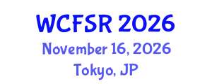 World Conference on Forensic Science and Research (WCFSR) November 16, 2026 - Tokyo, Japan