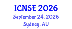 International Conference on Natural Science and Environment (ICNSE) September 24, 2026 - Sydney, Australia