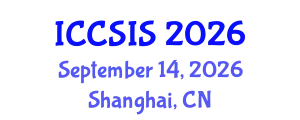 International conference on Computer Science and Intelligence Systems (ICCSIS) September 14, 2026 - Shanghai, China