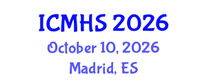 International Conference on Medical & Health Science (ICMHS) October 10, 2026 - Madrid, Spain