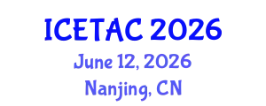 IEEE International Conference on Electrical Technology and Automatic Control (ICETAC) June 12, 2026 - Nanjing, China