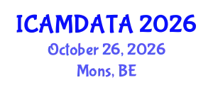 International Conference on Atomic and Molecular Data and Their Applications (ICAMDATA) October 26, 2026 - Mons, Belgium
