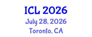 International Conference on Law (ICL) July 28, 2026 - Toronto, Canada