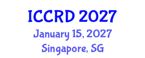 International Conference on Computer Research and Development (ICCRD) January 15, 2027 - Singapore, Singapore