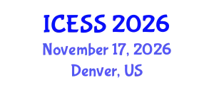 International conferences on Economics and Social Sciences (ICESS) November 17, 2026 - Denver, United States