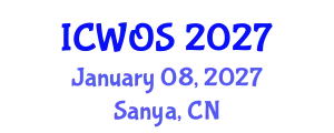 Int'l Conference on Work and Organizational Science (ICWOS) January 08, 2027 - Sanya, China