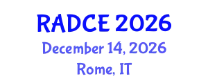 World Conference on Architectural Design, Materials & Civil Engineering (RADCE) December 14, 2026 - Rome, Italy