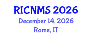 International Conference on Nursing and Medical Sciences (RICNMS) December 14, 2026 - Rome, Italy