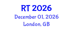 Resourcing Tomorrow (RT) December 01, 2026 - London, United Kingdom