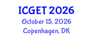 International Conference on Green Energy and Technology (ICGET) October 15, 2026 - Copenhagen, Denmark
